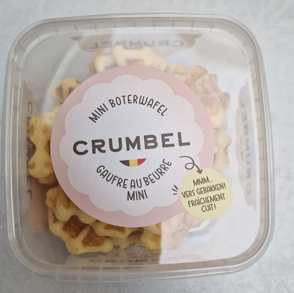 Crumbel gaufre au beurre