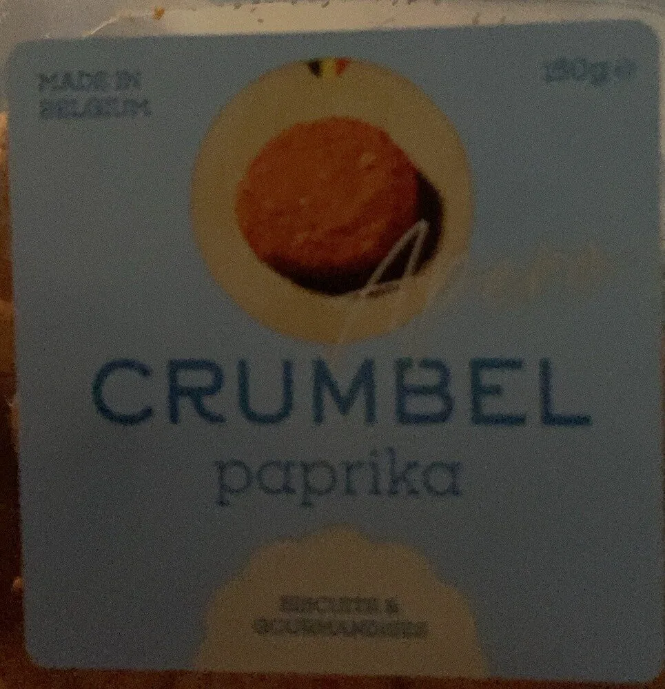 Biscuits Crumbel paprika