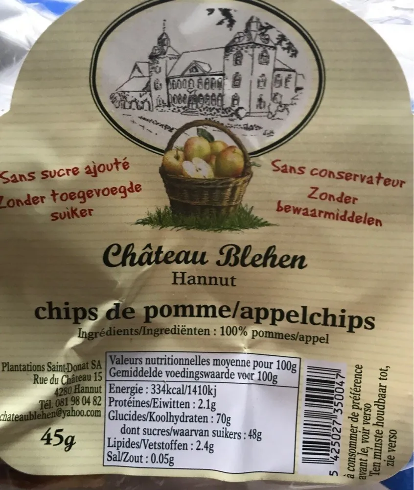 Chips de pomme/Appelchips