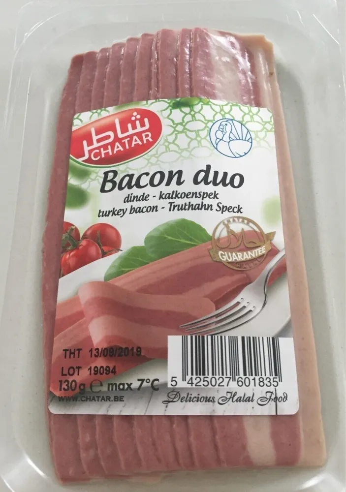 Bacon de dinde duo Chatar