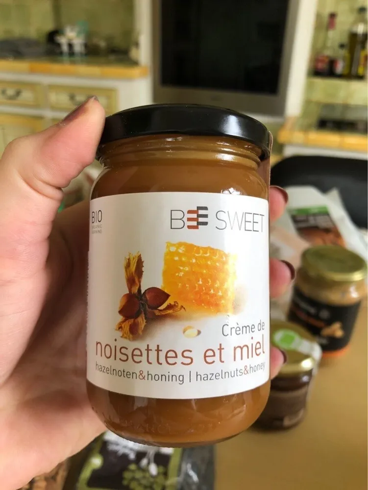 Crème de noisettes et miel