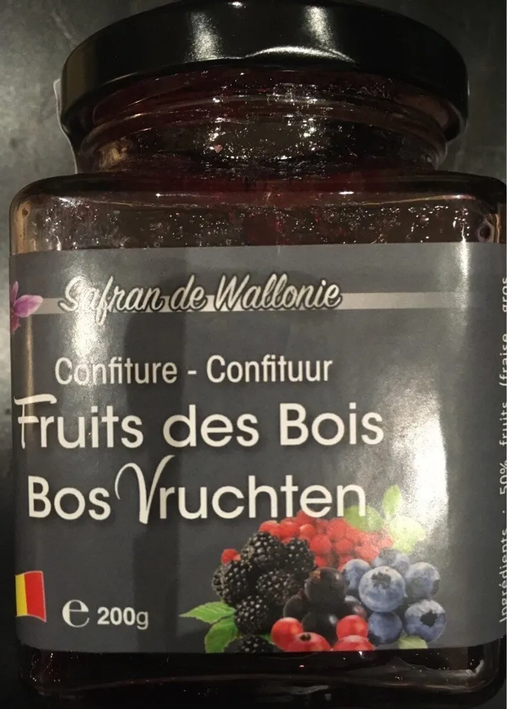 Confiture fruits des bois