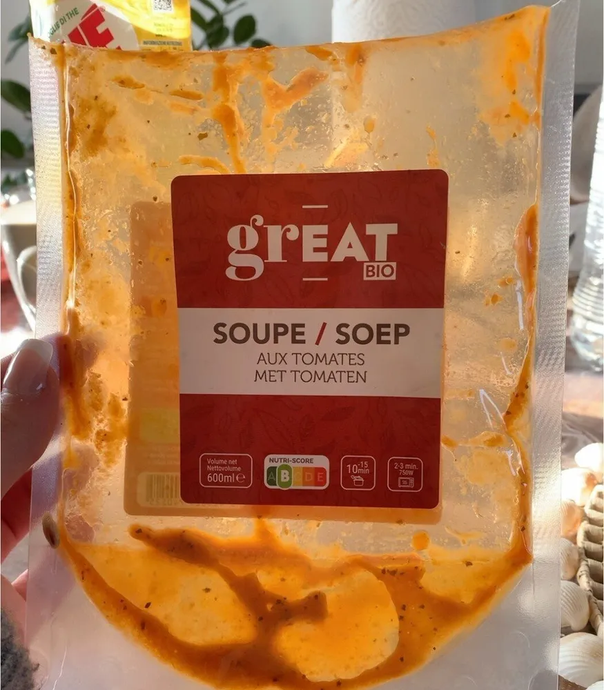 Soupe aux tomates