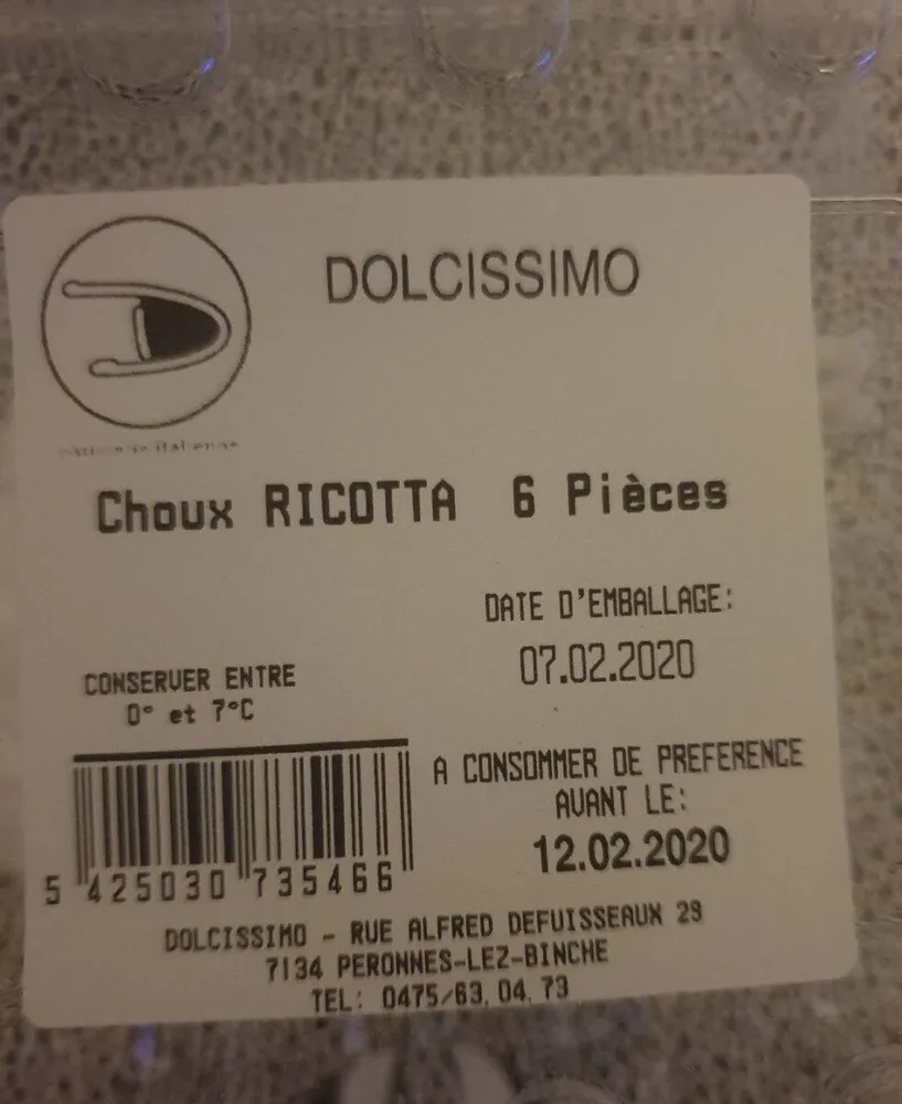 Choux ricotta