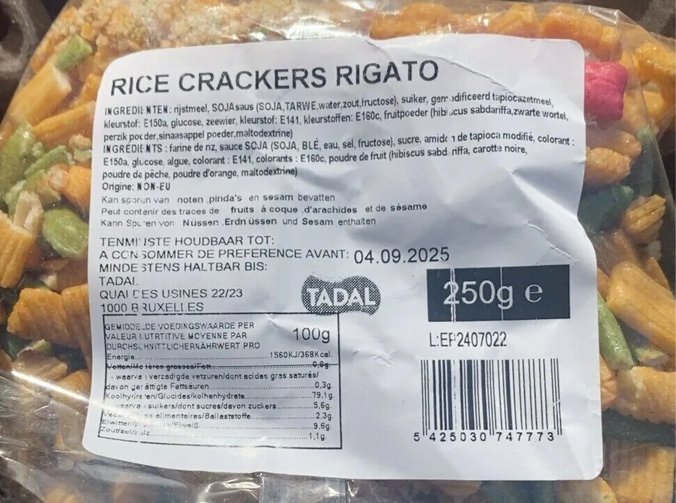 Rice Crackers Rigato