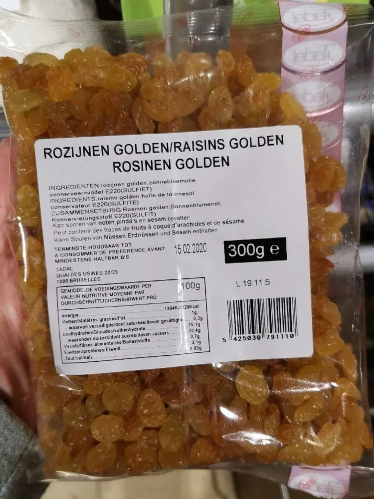Raisins Golden