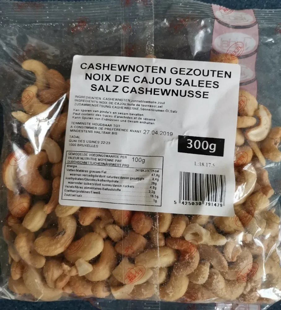Noix de cajou salées