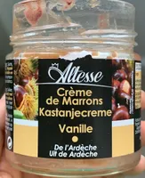 Creme de marrond vanille