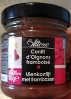 Confit d'oignons framboisé