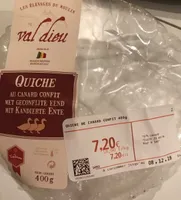Quiche de canard confit