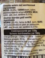 Gevulde wafels met vanulle