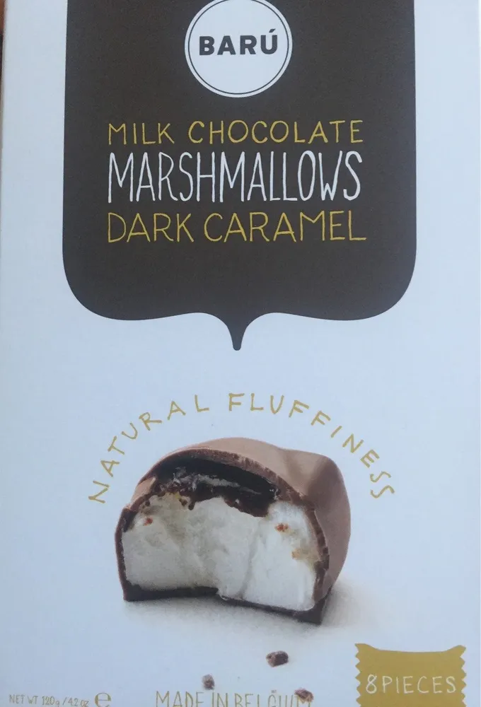 Milk chocolate marshmallows dark caramel