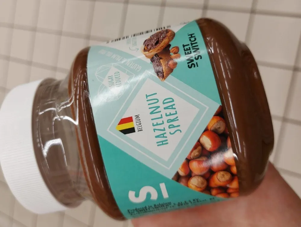 Sweet switch hazelnut spread