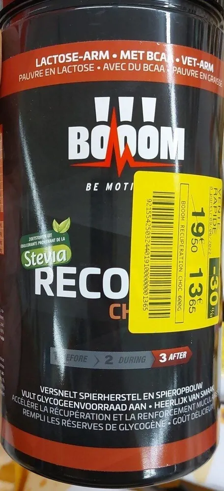 Boom recuperation choc 600g