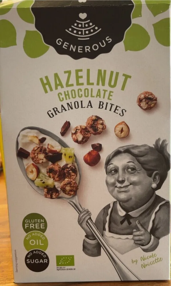 Hazelnut chocolate granola bites imp