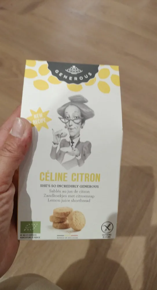 Galletas ecológicas sabor limón Céline Generous