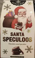 Santa speculoos (chocolate covered speculoos)