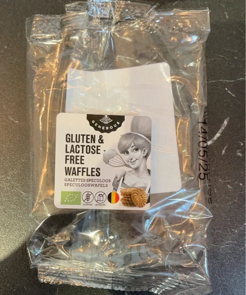 Gluten & lactose free waffles