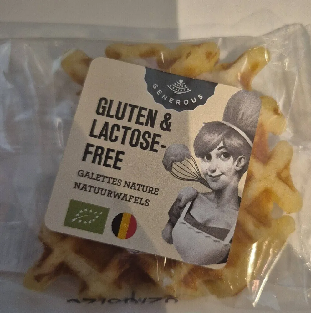 Gaufre gluten et lactose free