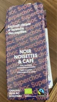 Chocolat noir, noisettes & café