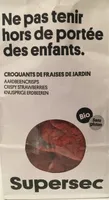 Croquants de fraises de jardins