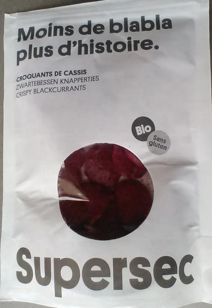 Croquants de cassis