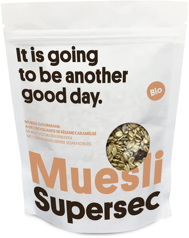 Muesli gourmand aux croquants de sésame caramélisé