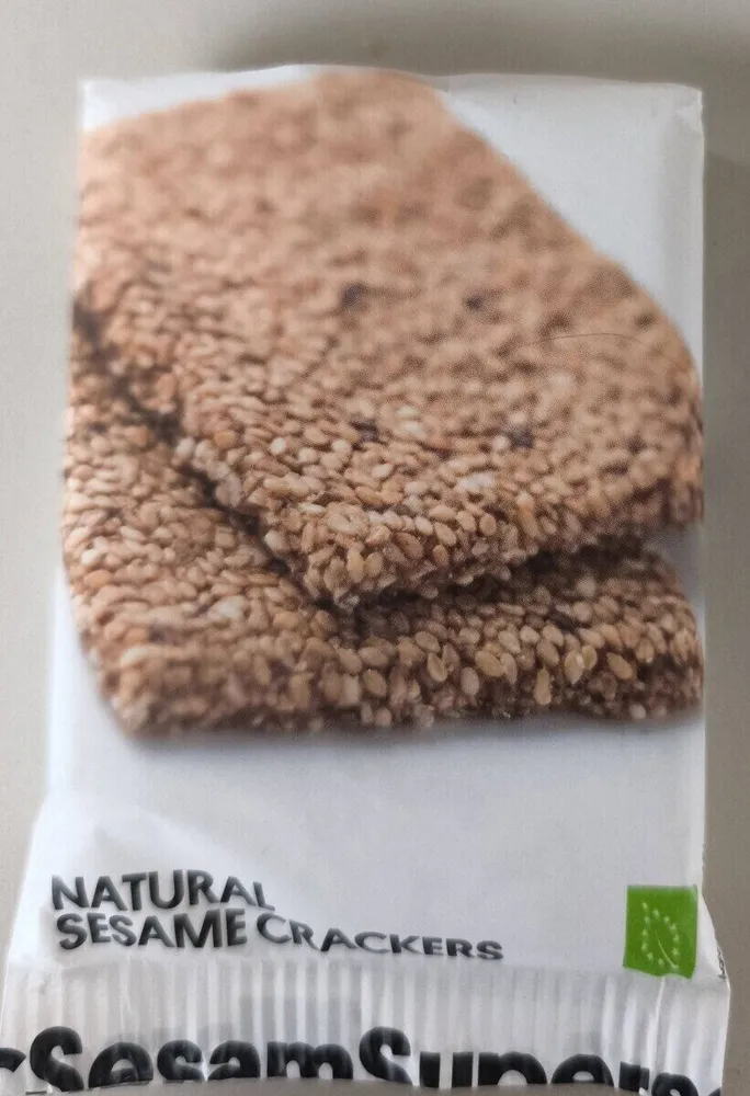 Natural sésame crackers