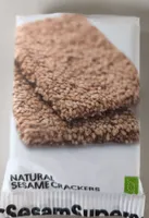 Natural sésame crackers