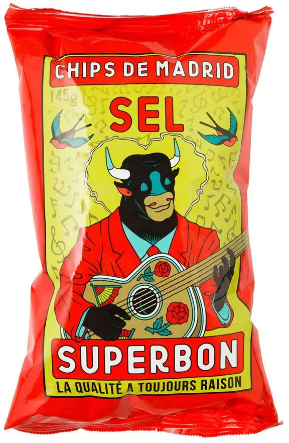Superbon Kartoffelchips mit Salz