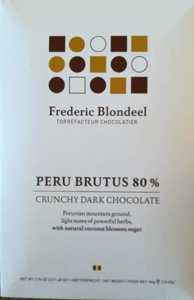 Chocolat Peru Brutus 80%