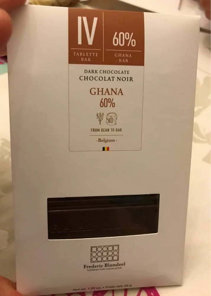 Chocolat Noir Ghana 60%