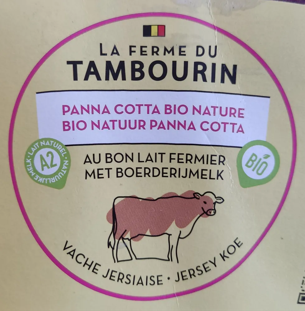 Panna cotta bio nature
