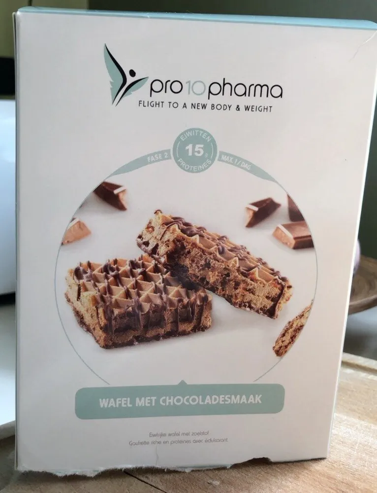 Wafel met chocoladesmaak
