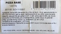 Pizza base