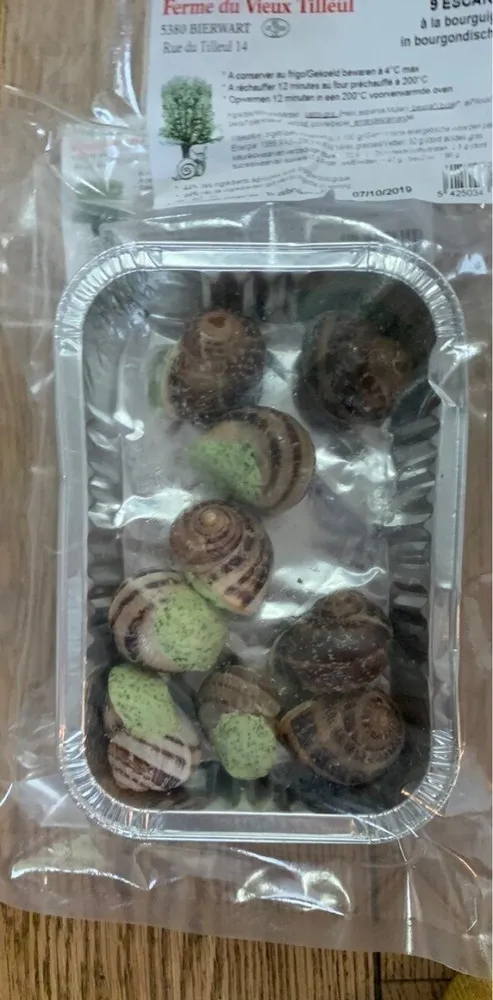 Escargots petits-gris de Namur