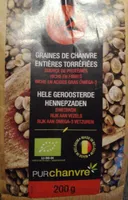 Graines de chanvre entières torrefiees