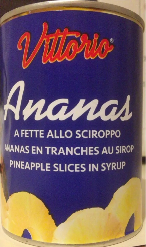 Ananas a fette allo sciroppo