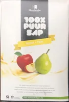 100% puur sap appel + peer