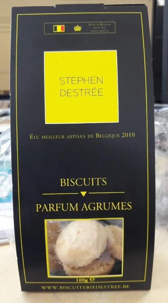 Biscuits parfum agrumes