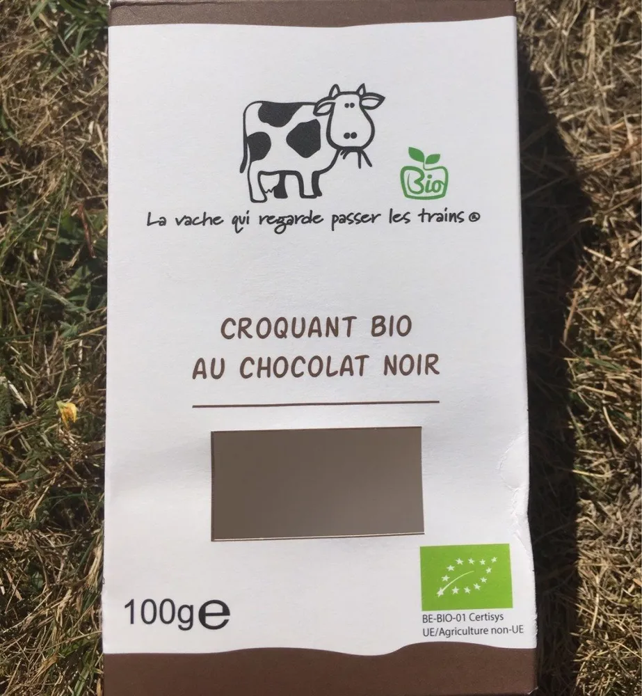 Croquant bio au chocolat noir