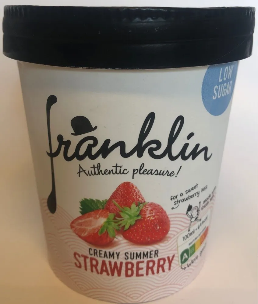 Glace Franklin creamy summer strawberry