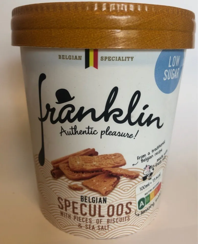 Glace Franklin Belgian speculoos