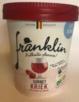 Sorbet bière Kriek