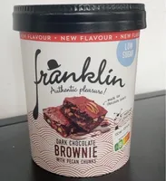 Dark Chocolate Brownie with Pecan Chunks