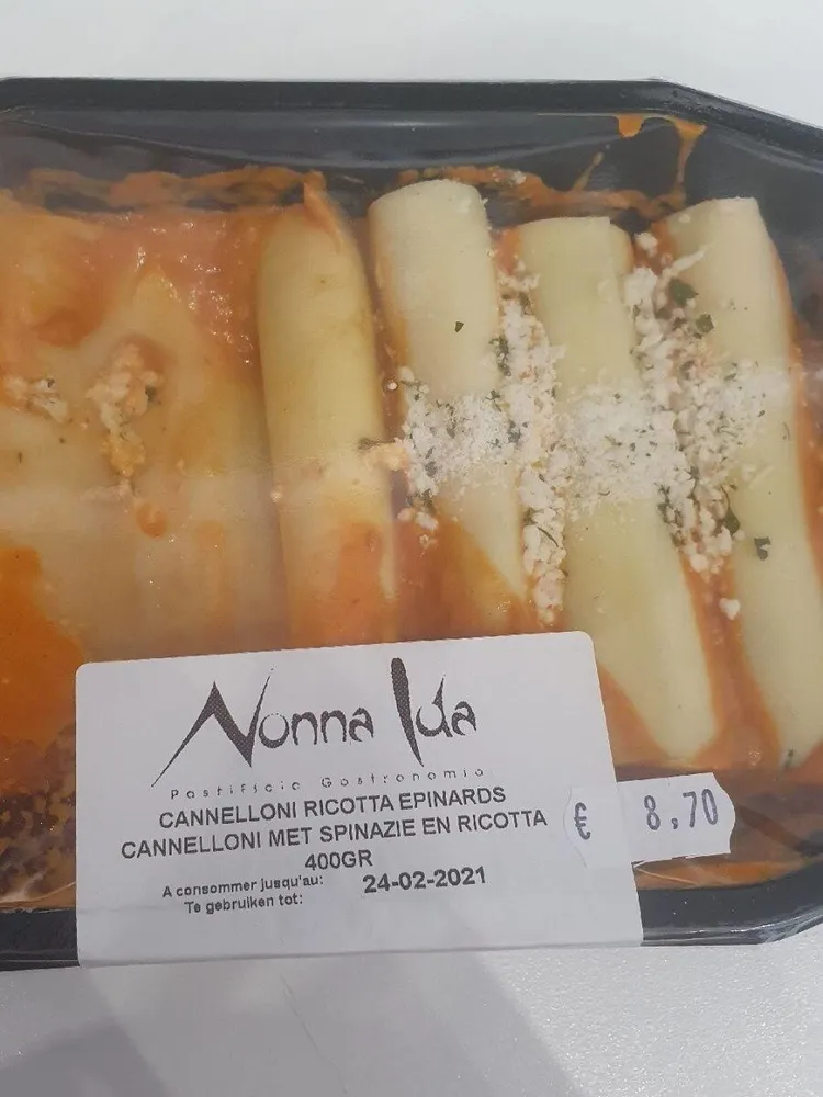 Cannelloni Ricotta Epinards