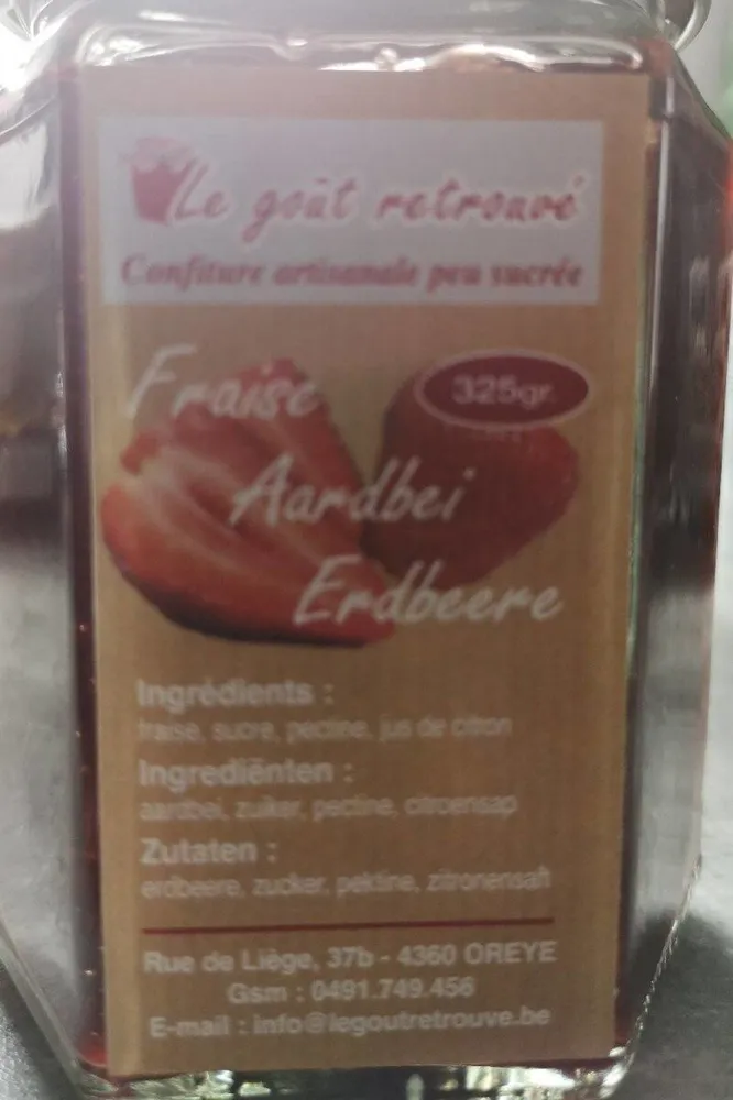 Confiture fraise
