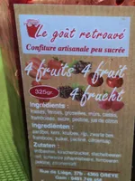 Confiture 4 fruits
