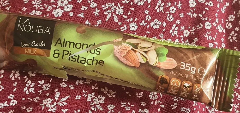 Barre keto amande et pistache