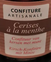 Confiture artisanale - Cerise à la menthe